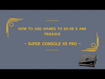 How to add games to Super console X5 Pro