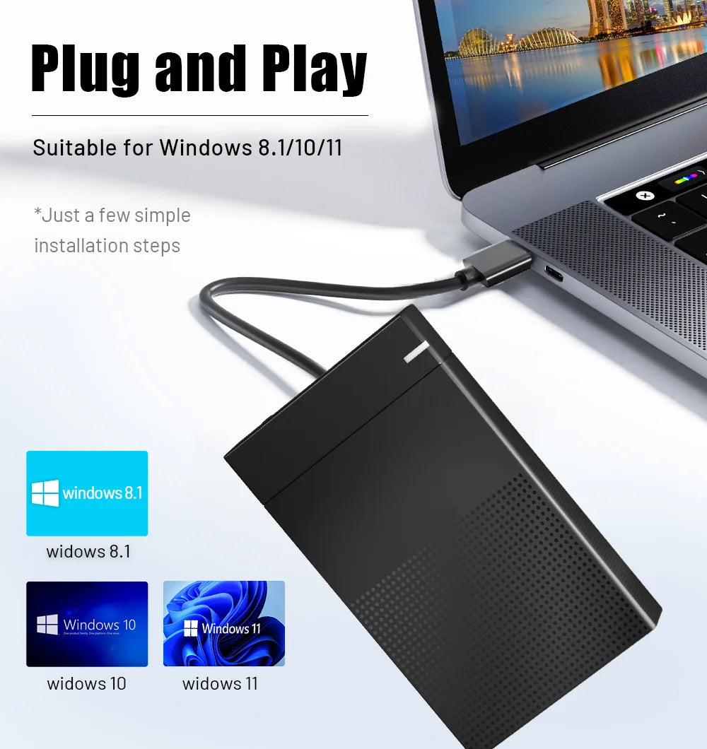 12TB HDD 5 IN 1 Suitable for Windows8.1/10/11