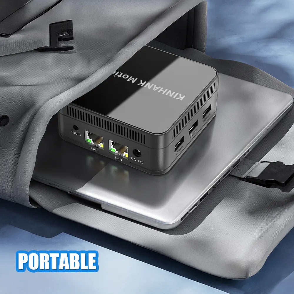 Kinhank MotionX KN101 Mini PC，16GB DDR5 RAM 512GB M.2 SSD, 4K UHD Triple Screen Display