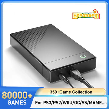 Hyperspin Attraction 3T Gaming HDD Retro Game Console with 80000 Games