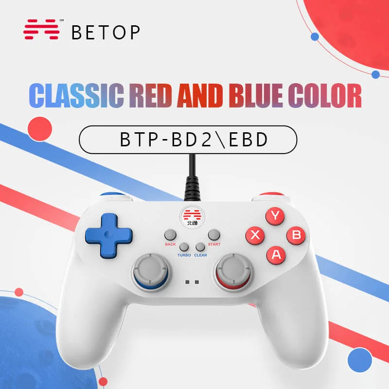 Betop Wired White Controller - kinhank-retrogame