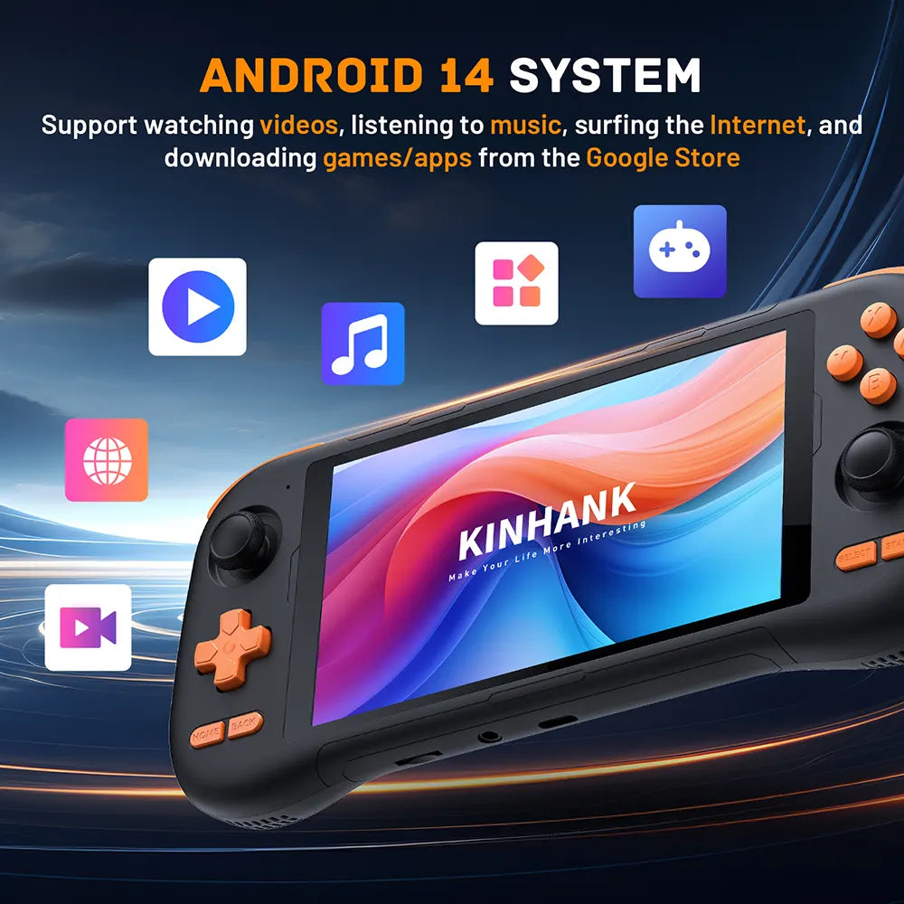 K56 Handheld game console build-in andorid OS