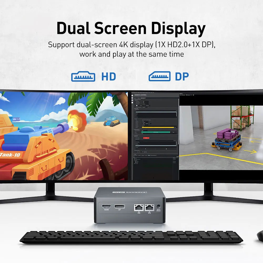 Super Console MP100 supports Dual-screen 4k