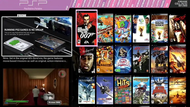 Super Console X5 Pro supports PSP, Saturn,ps2,gamecube and other emulators